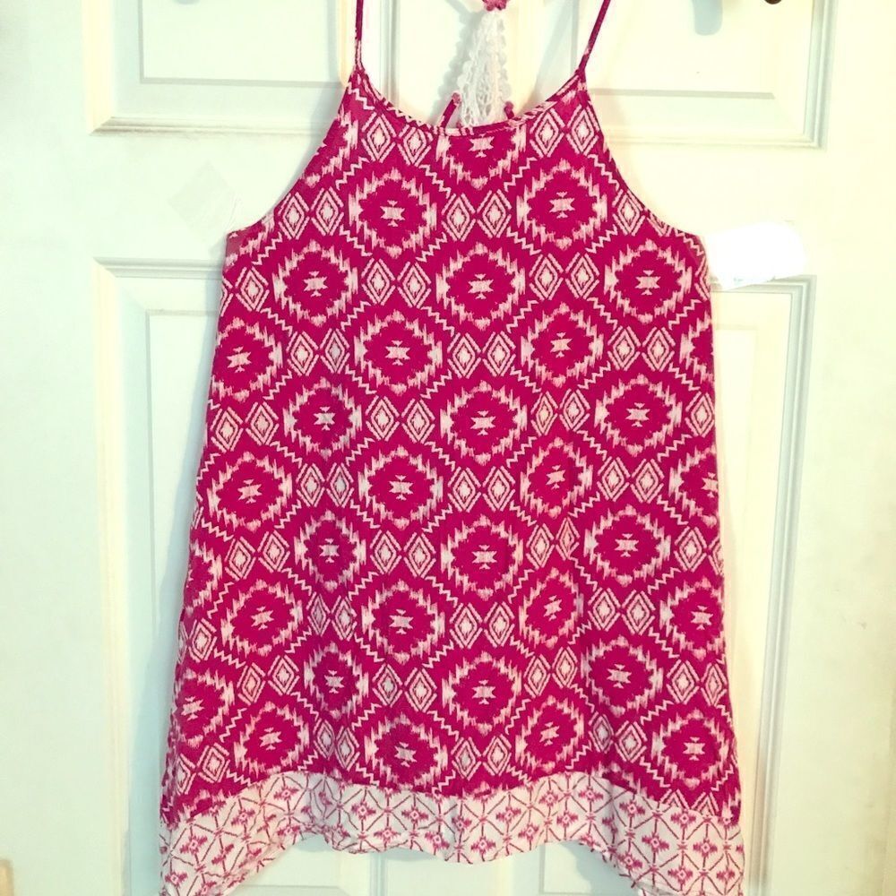 Paisley Patterned Tunic Tank